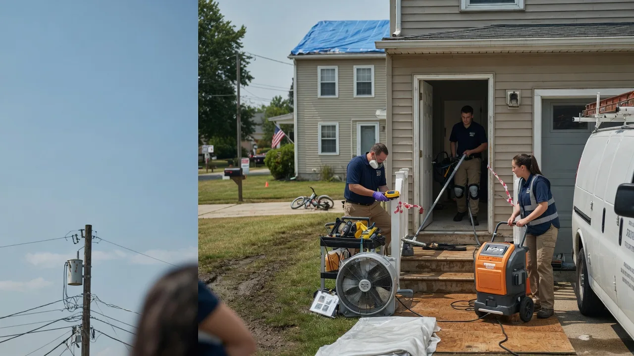 Water Damage Repair in Farmer City, IL near me